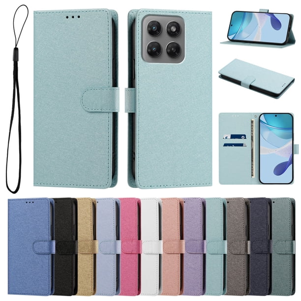 Cartera Funda para Motorola Moto G37 Power Carga Inalámbrica, Verde Menta