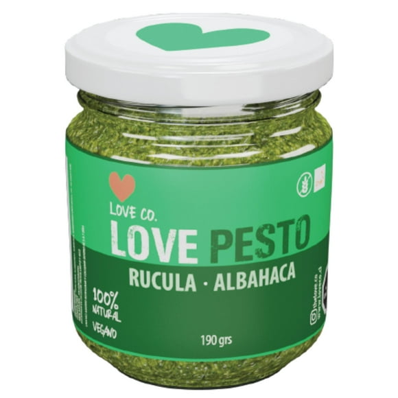 Pesto Rúcula Albahaca Frasco, 190 g
