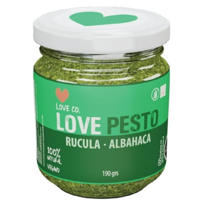 Pesto Rúcula Albahaca Frasco 190 G Love Co