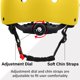 thumbnail image 3 of Casco OUWOR para niños, color amarillo, talla S (48‑54 cm), para bicicleta y monopatín, 3 of 7