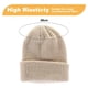 thumbnail image 2 of Gorro clásico de invierno cálido para hombre, gorro de punto acrílico con puños, gorro de uso diario, 2 of 7