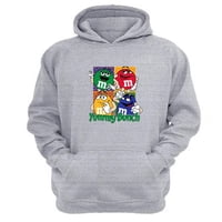 Genérico - Polerón Canguro M&M Gris Claro Talla M Unisex