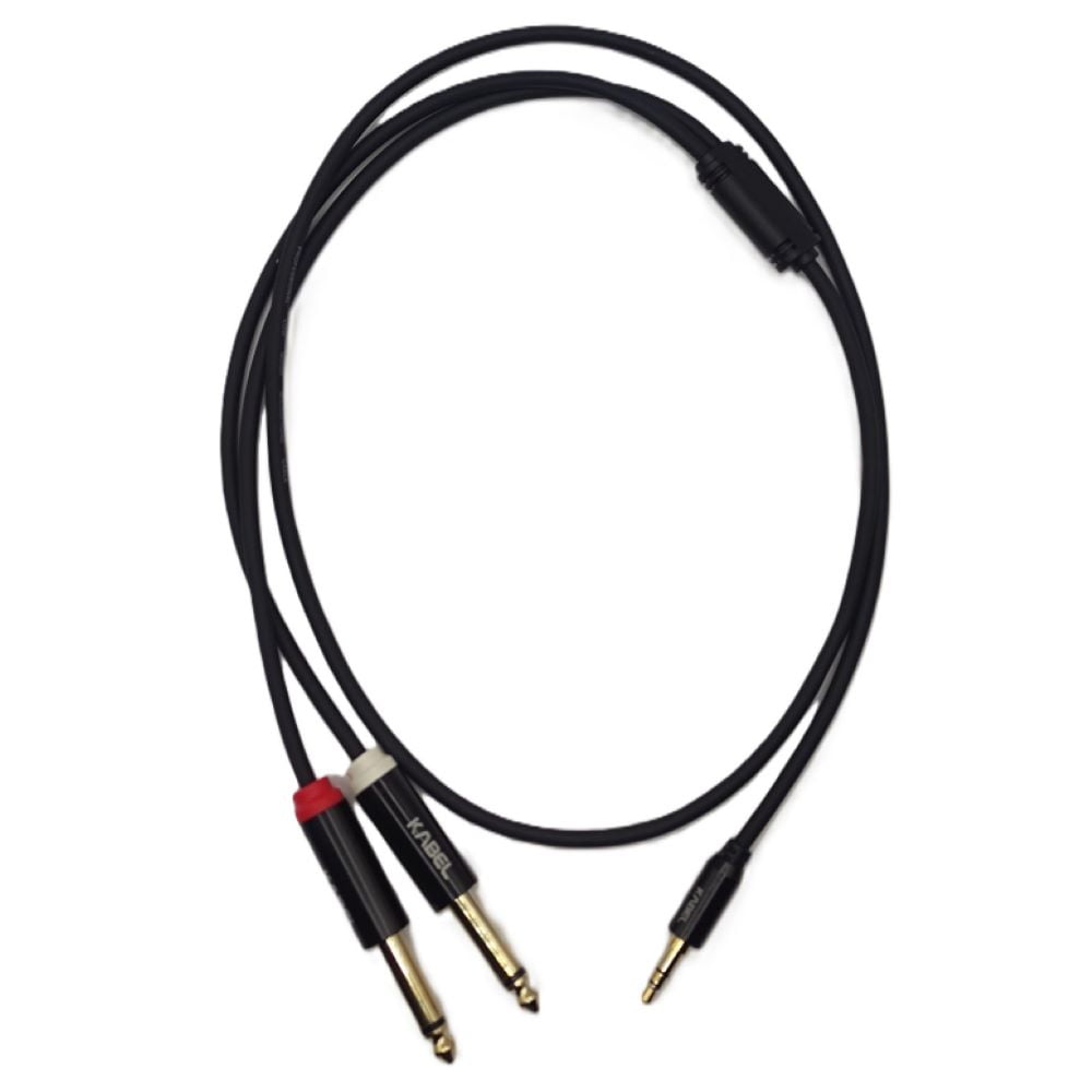 Cable Kabel De 1 Metro Mini Plug A 2 Plug Kmc-1