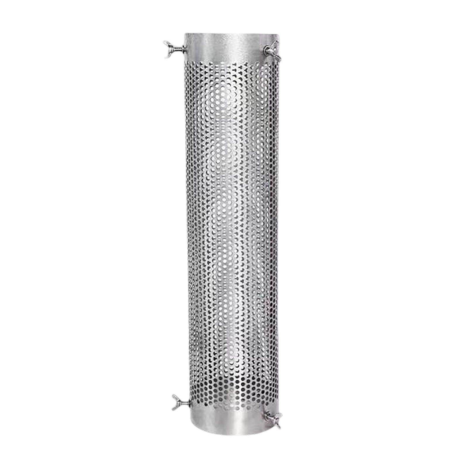 Magideal - Cubierta De Chimenea De Material Acero Inoxidable Resistencia A La Corrosión Disipación De Calor Más Rápida Accesorios De Estufa De Leña Tubo De Protección De