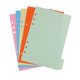 thumbnail image 4 of 5 piezas a5 kraft tabbed paper planner notebook divider index page multicolor, 4 of 5
