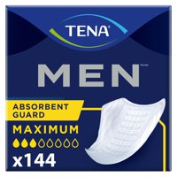 Protectores De Incontinencia Tena Para Hombre Con Capacidad Máxima De Absorción, 144 Unidades