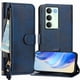 thumbnail image 5 of FOXDOCK Funda Tipo Cartera para Tecno Camon 40 Premier Cuero PU con Cremallera y Correa de Muñeca, Ranuras para Tarjetas, Soporte Plegable, Cierre Magnético, 5 of 5