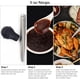 thumbnail image 3 of Turquía Baster para cocinar, acero inoxidable Turquía Baster jeringa con cepillo de limpieza y inyector de marinada, negro, 3 of 3