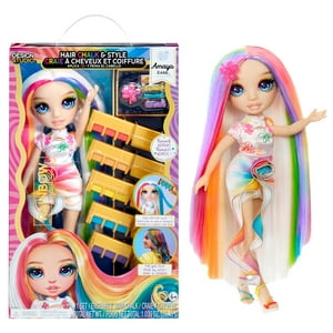 Rainbow High - Tiza Para El Pelo Alto Para Muñecas Rainbow & Style Amaya, 28 Cm, Con Accesorios
