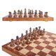 thumbnail image 3 of Set de ajedrez Checkovia 38 cm con tablero plegable de madera y piezas de metal, 3 of 7