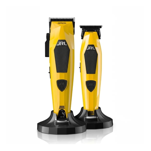 Set Jrl Diamante Clipper + Trimmer Amarillo 8200 Rpm