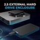 thumbnail image 2 of Carcasa de disco duro SABRENT SATA a USB 3.0 de 2,5 pulgadas para SSD, 2 of 7