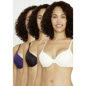 Kayser - Pack 3X Sosten Push Up Microfibra P350.022H-Azu4B