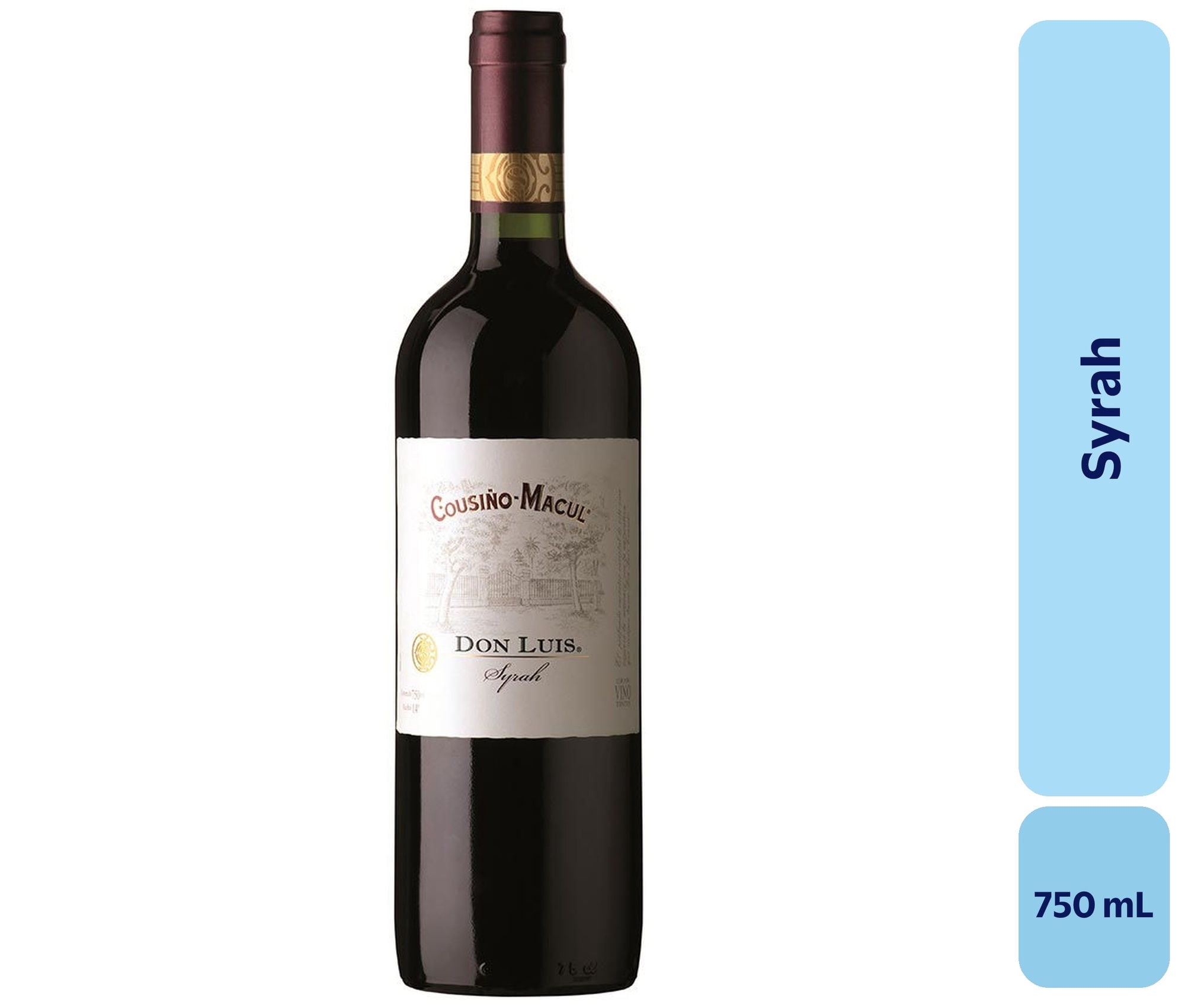 Vino Syrah Botella 750 mL Cousino Macul