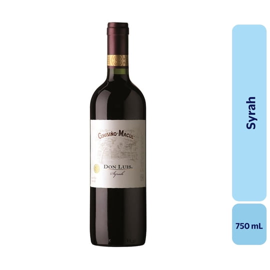 Vino Syrah Botella 750 mL Cousino Macul