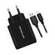 thumbnail image 1 of Cargador De Pared Carga Turbo 3a Usb Tipo C Negro, 1 of 2