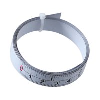 Magideal - Herramienta De Cinta Métrica Autoadhesiva De Acero, Lectura Precisa, Escala Imperial Y Métrica Para Accesorio De Máquina De Aserrado, Multiusos 2M L A R