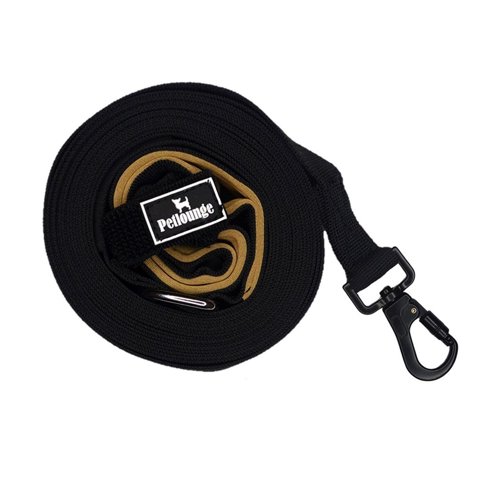 Petlounge Correa De Paseo Adiestramiento 3M Perro Hasta 10Kg Negro 3M