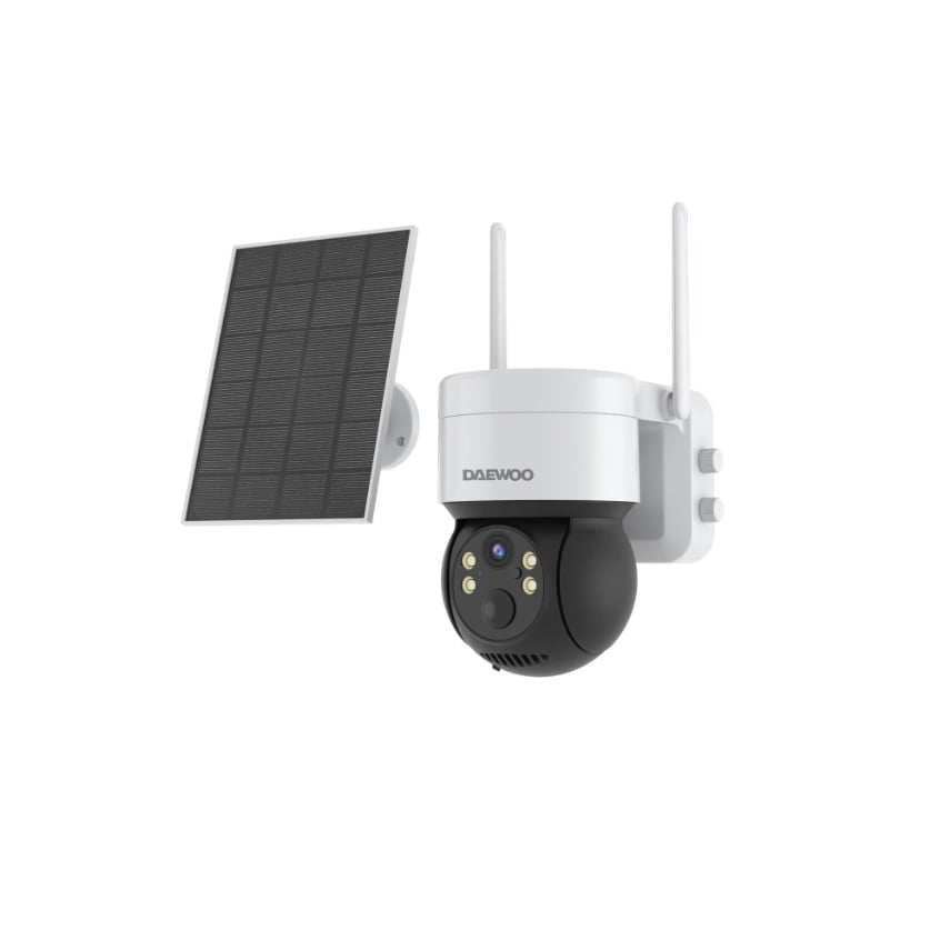 Daewoo - Cámara De Seguridad Ip Panel Solar