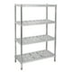 thumbnail image 1 of Estante 4 Bandejas Perforadas 90x50x155 cm. Acero Inox, 1 of 8