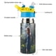 thumbnail image 3 of Wildwood Botella de Agua con Tapa Pop Top de Un Toque, Acero Inoxidable, a Prueba de Fugas, para Deportes, Botella Infantil azul 12 oz, 3 of 6