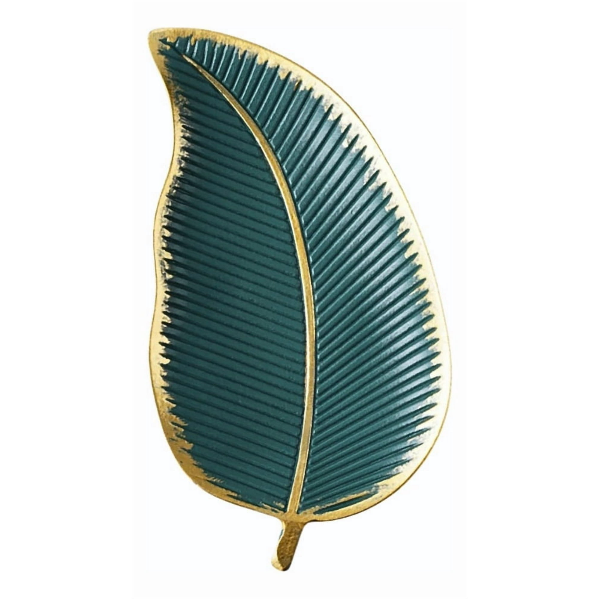 Genérico - Set 3 Plato Base Hoja Tropical Mesa Textura Decorativo Jhn