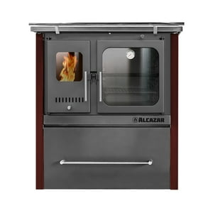 Alcazar - Cocina A Leña Europea M90 Burdeo