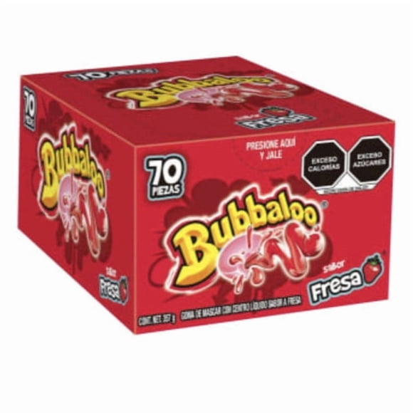 Chicles Frutilla 70 Unidades