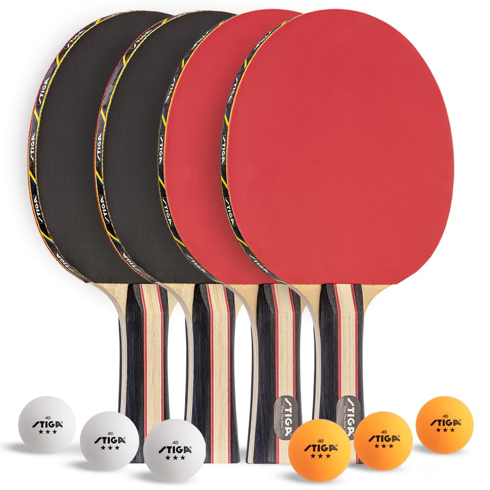 Set De Palas De Ping Pong Stiga Performance Para 4 Jugadores Con Pelotas