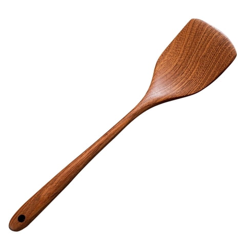 Magideal - Utensilios De Cocina, Cuchara De Cocina, Utensilios De Cocina De Postre De Estilo Japonés, Cuchara De Arroz De Madera De Teca, Utensilios De Cocina De