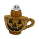 thumbnail image 2 of Lámpara De Noche Con Forma De Taza De Calabaza De Halloween Con Fantasma De Lectura Para Repisa De Chimenea, Estante Interior, 12 Cm, Sin Boca, 2 of 5
