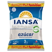 Azúcar Blanca Granulada Bolsa 3 Kg Iansa