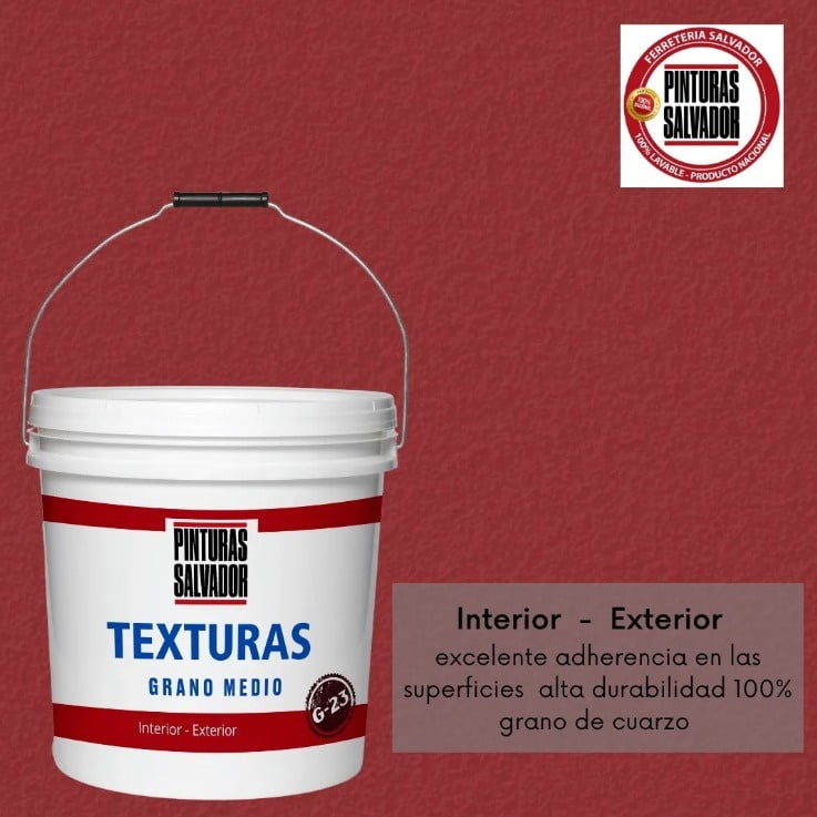 Salvador - Tineta Marmolina Grano Medio Rojo Colonial