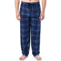 Pantalón De Pijama Izod De Forro Polar Sedoso Para Hombre, Color Azul Marino, Talla M