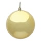 thumbnail image 1 of Adorno de bola de Navidad Vickerman con acabado dorado brillante, 10 unidades, 1 of 2