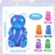 thumbnail image 2 of Juguete de presión safoezy Oso Squishy Antiestrés Azul, 2 of 7