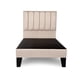 thumbnail image 2 of Cama 1.5 plazas completa Base americana + colchón de resortes + respaldo barras beige, 2 of 2