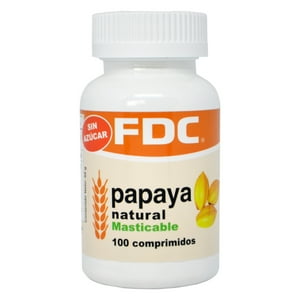 Fdc - Papaya Enzyma X 100 Tabletas