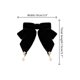 thumbnail image 2 of INSPIRE CHIC Broche de Lazo de Cinta de Terciopelo Retro para Mujer, Pajarita Preatada, Broche de Lazo Grande, Alfiler Negro, 2 of 5
