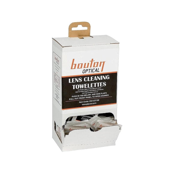 Dispensador de toallitas limpiadoras de lentes Bouton Optical 252-LCT100