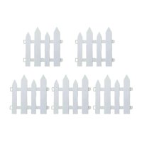 Ioensy - 5X Valla De Piquete De Jardín, Revestimiento De Valla Para Jardín Al Aire Libre, Cama De Flores, Paisajismo, 30Cm X 30Cm