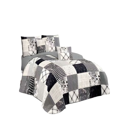 Genérico - Quilt Cubrecama De Verano King Multicolor 02