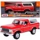 thumbnail image 1 of Auto a Escala Motormax Ford Bronco 1978 124 Rojo, 1 of 3