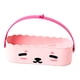 thumbnail image 4 of Limpiador de brochas de maquillaje 3 en 1, cuenco para limpieza y secado, organizador de almacenamiento portátil para el hogar, salón de niñas, baño, rosa, 4 of 5