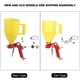 thumbnail image 2 of Pistola pulverizadora de aire con tolva de plástico de 3 l y 1/4 pulg. para pintar paredes, herramienta de decoración del hogar, 4/6/8 mm, 2 of 8