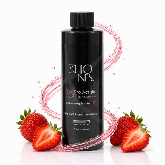 Monómero TONES 240 ml con aroma a fresa, libre de MMA/HEMA