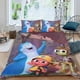 thumbnail image 2 of Beat Bugs Conjunto de sábanas temático, trío de piezas, cómodo y amigable con la piel, diseño único, regalo de decoración para el hogar para familiares, amigos y fans,173cm *218cm, 2 of 6