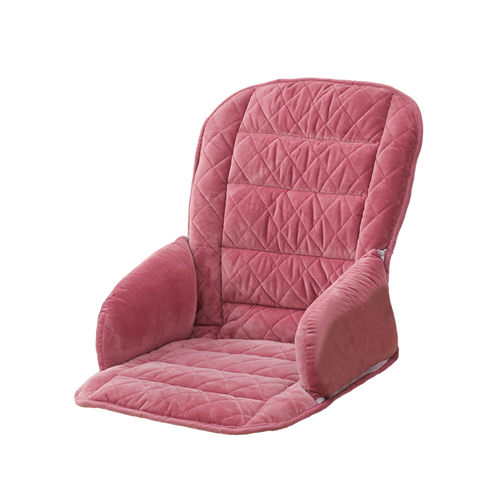 Ioensy - Silla De Escritorio Con Respaldo De Felpa Y Cojín De Asiento Con Hebillas Fijas Para Silla De Computadora Estilo L