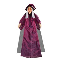 Bothyi - Bruja Parlante Animada Colgante De Halloween, Altura 178 Cm Para Decoraciones De Interior