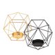thumbnail image 3 of 2Pcs 3D Geometric Candelero de la boda Vela Té Luz Holder Gold + Black, 3 of 5